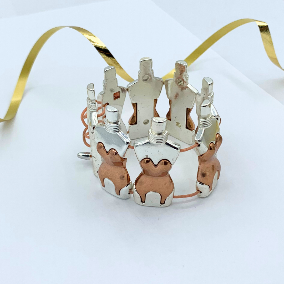 Vintage Iconic Jean Paul Gaultier Miniature Mannequins Bracelet