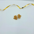 Vintage Marcel Boucher Detailed Flower Pearl Clip Earrings
