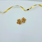 Vintage Marcel Boucher Detailed Flower Pearl Clip Earrings