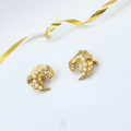 Vintage Trifari – Laurel Leaf Earrings with Pearls