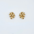 Vintage Trifari – Leaf Earrings with Pearls