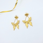 Vintage Oscar de la Renta Butterfly Earrings