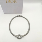 Vintage Christian Dior Crystal Pavé Collar Necklace