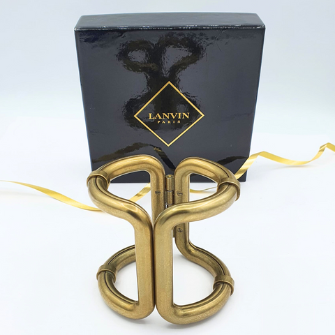 Lanvin geometric manchette bracelet