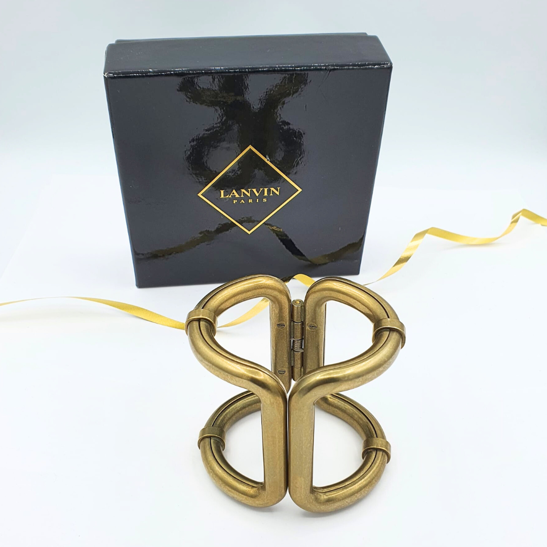 Vintage Lanvin Geometric Open Cuff – view 2