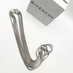 Givenchy Vintage Multi-Strand Silver Necklace – view 2