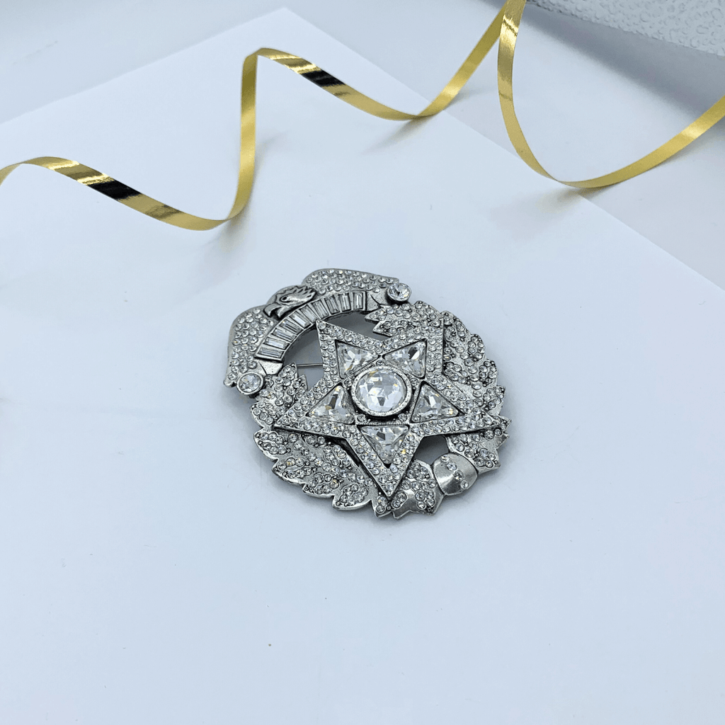 Vintage Givenchy XL Crystals Brooch – view 2