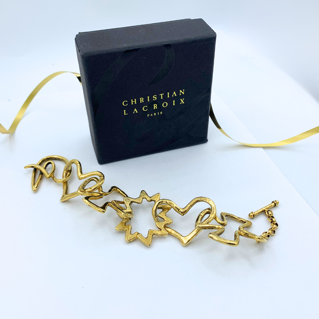 Vintage Christian Lacroix Openwork Elements Bracelet