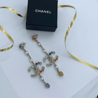 Vintage Chanel CC Chandelier Earrings