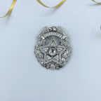 Vintage Givenchy XL Crystals Brooch