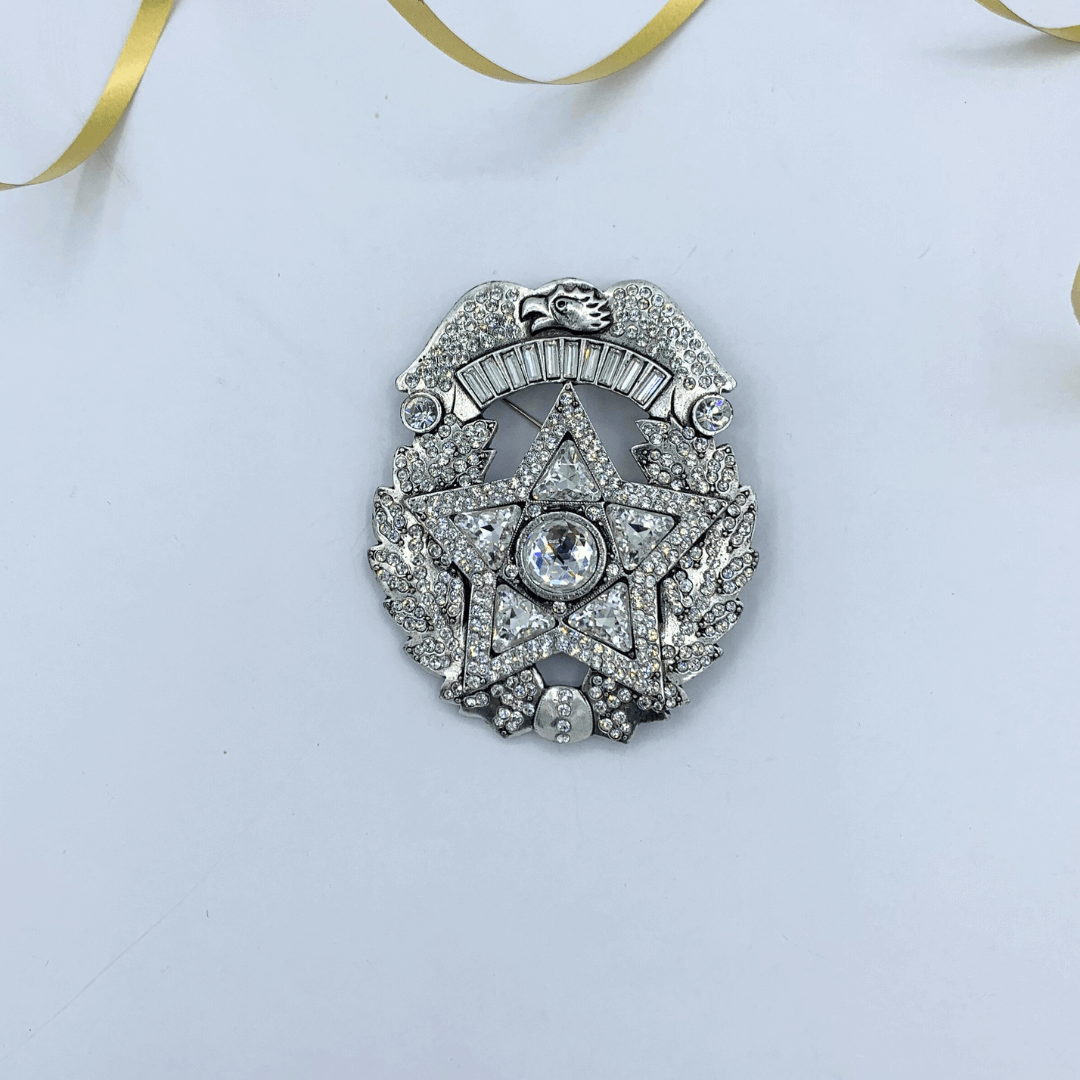 Vintage Givenchy XL Crystals Brooch