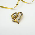 Vintage Nina Ricci Heart Brooch