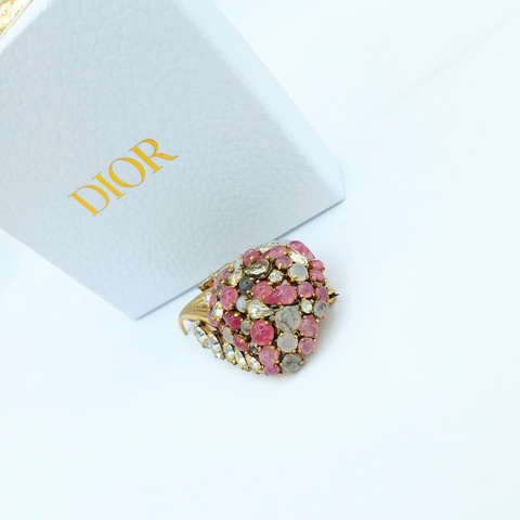 Christian Dior Crystal Brooch 1963