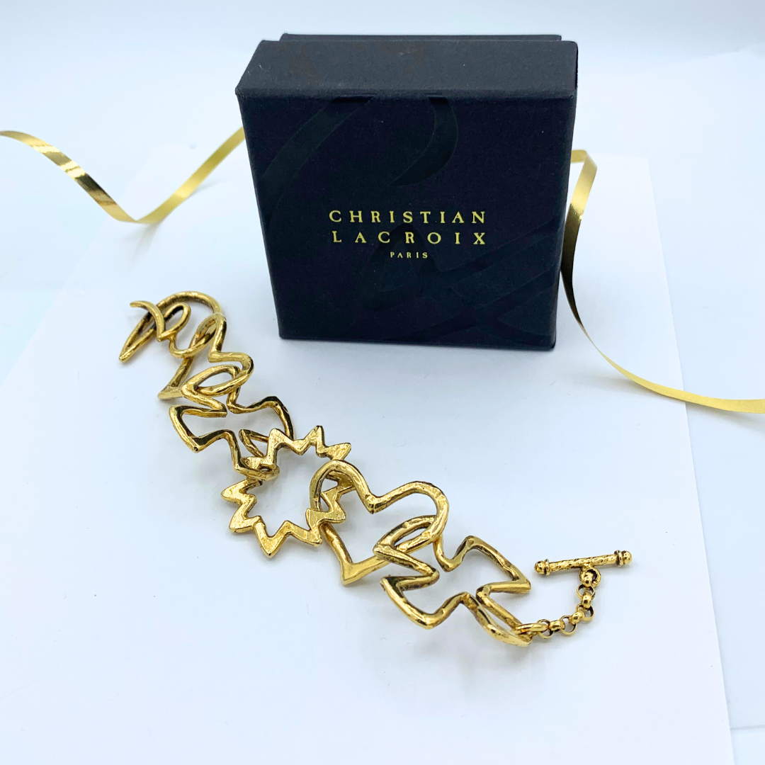 Vintage Christian Lacroix Openwork Elements Bracelet – view 2