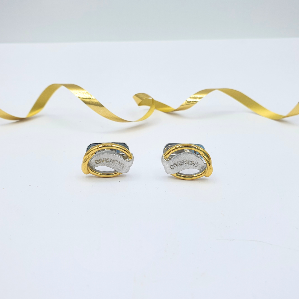 Givenchy Vintage Cufflinks – Bicolour Design