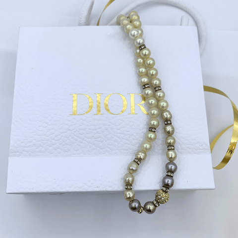 Christian Dior Pearl Necklace