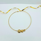 Vintage Grossé for Christian Dior Choker Necklace with 3 Spheres
