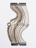 Vintage Jean Paul Gaultier Multi-Strand Chain Statement Bracelet