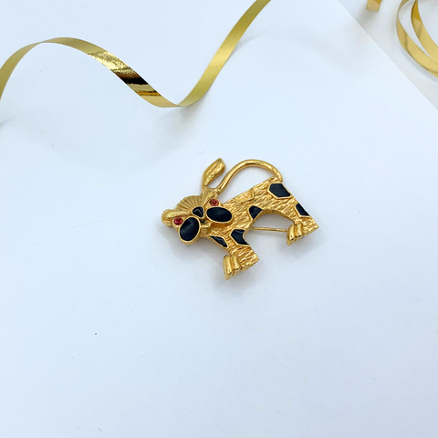 Vintage Carven Cat brooch