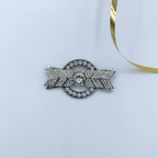 Vintage Givenchy Geometric XL Crystals Brooch – view 2
