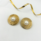 Vintage Givenchy Clip Faux Pearl Earrings – view 3