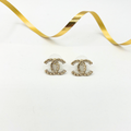 Vintage Chanel CC Logo Earrings