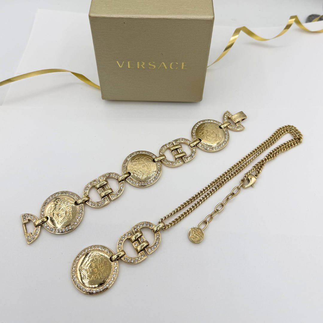 Vintage Versace Medusa Necklace – view 4