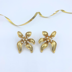 Vintage Oscar de la Renta XL Flower Earrings