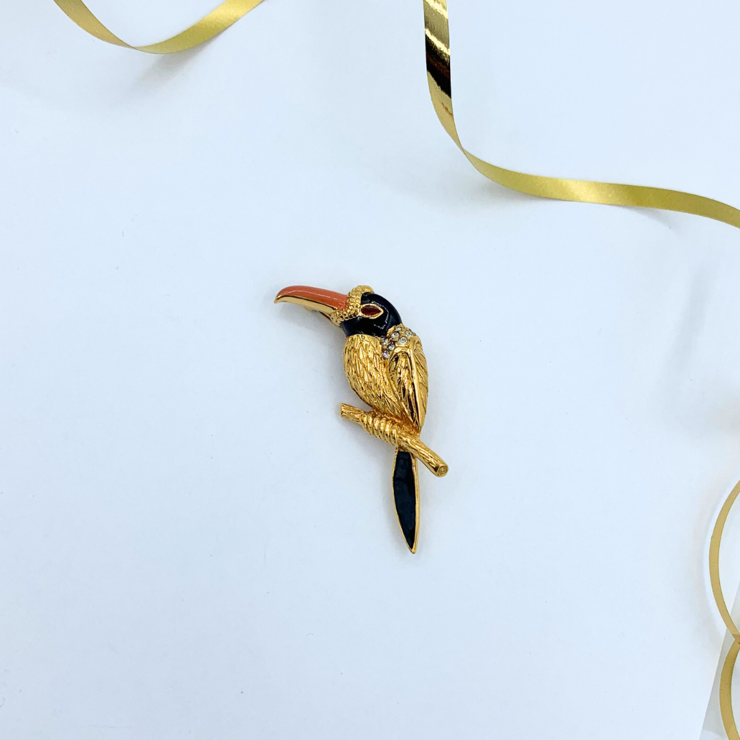 Vintage Carven Toucan Brooch
