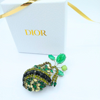 Vintage Christian Dior Stylised Fruit XL Brooch 1960s – view 2