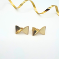 Vintage Geometric Clip Earrings