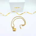 Vintage Christian Dior Snake Necklace with Pendant