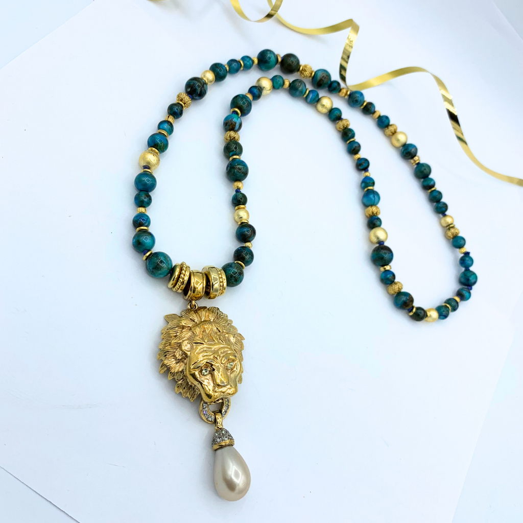 Vintage Valentino Beaded Necklace