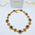 Vintage Christian Dior Baroque Petals Necklace – view 2