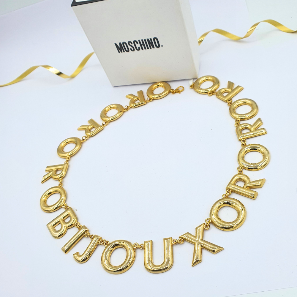 Vintage Moschino Oro Bijoux Necklace – view 2