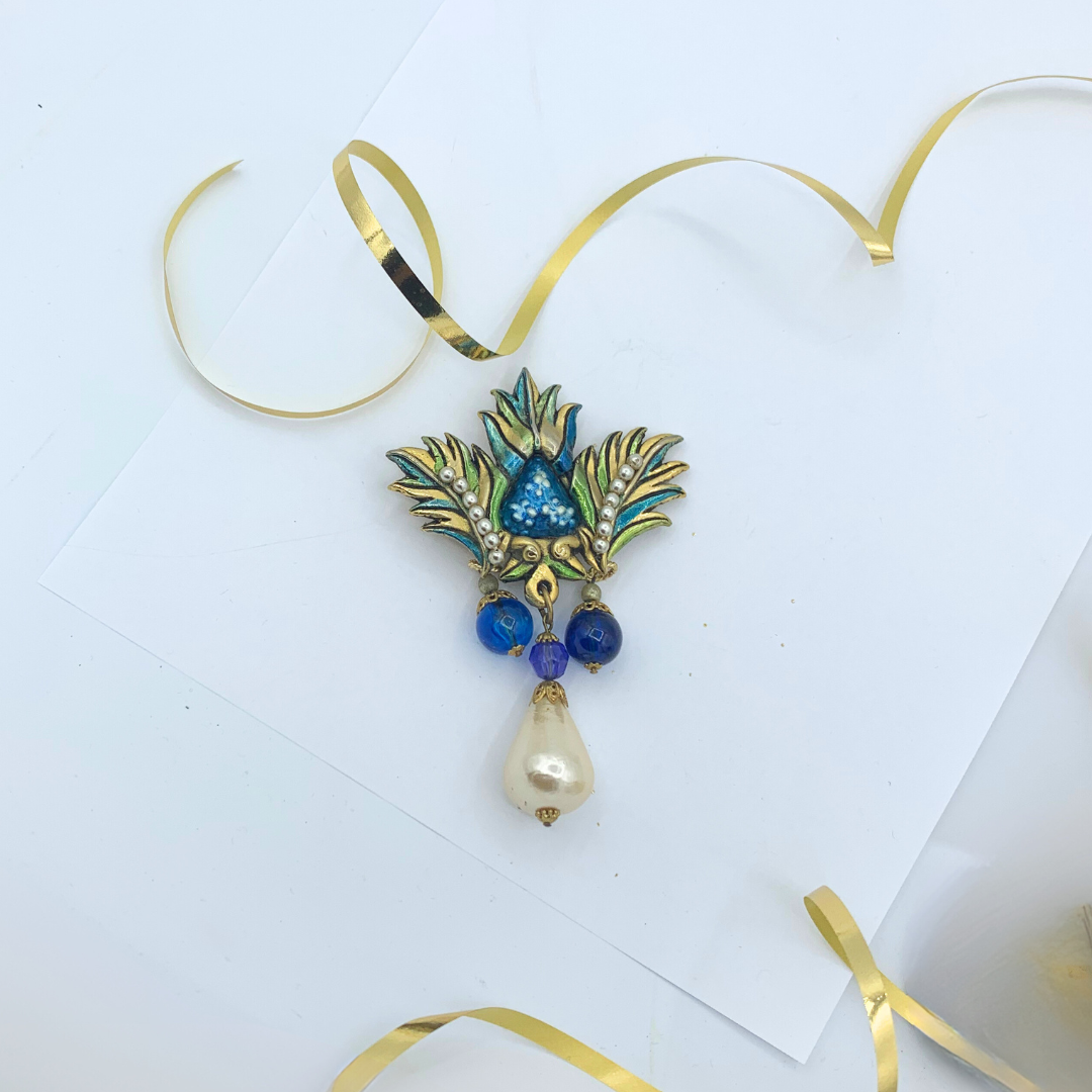 Vintage Hervé De Chandrick Brooch – view 2