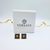 Versace Vierkante Medusa Studs met Grieks Sleutelmotief