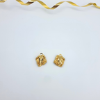 D’Orlan – Braided Enamel Earrings, vintage 1980s – view 3