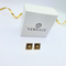 Versace Vierkante Medusa Studs met Grieks Sleutelmotief