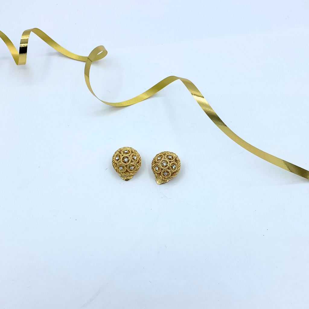 Vintage Henkel & Grossé for Dior Clip Earrings