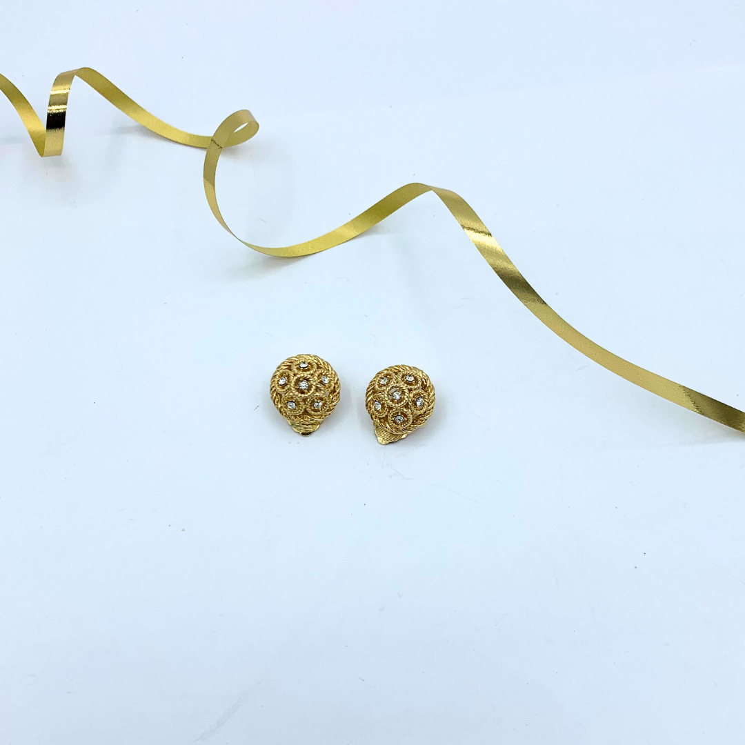 Vintage Henkel & Grossé for Dior Clip Earrings