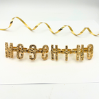 Vintage Moschino Chuncky Logo Knuckle Ring Set – view 3