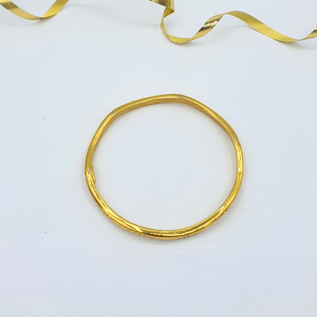 Vintage Fendi Minimalist Slim Bangle Bracelet – view 2