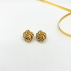 Vintage Lanvin Knot-Shaped Clip Earrings – view 2