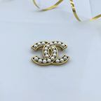 Vintage Chanel CC Faux Pearls Brooch – view 2