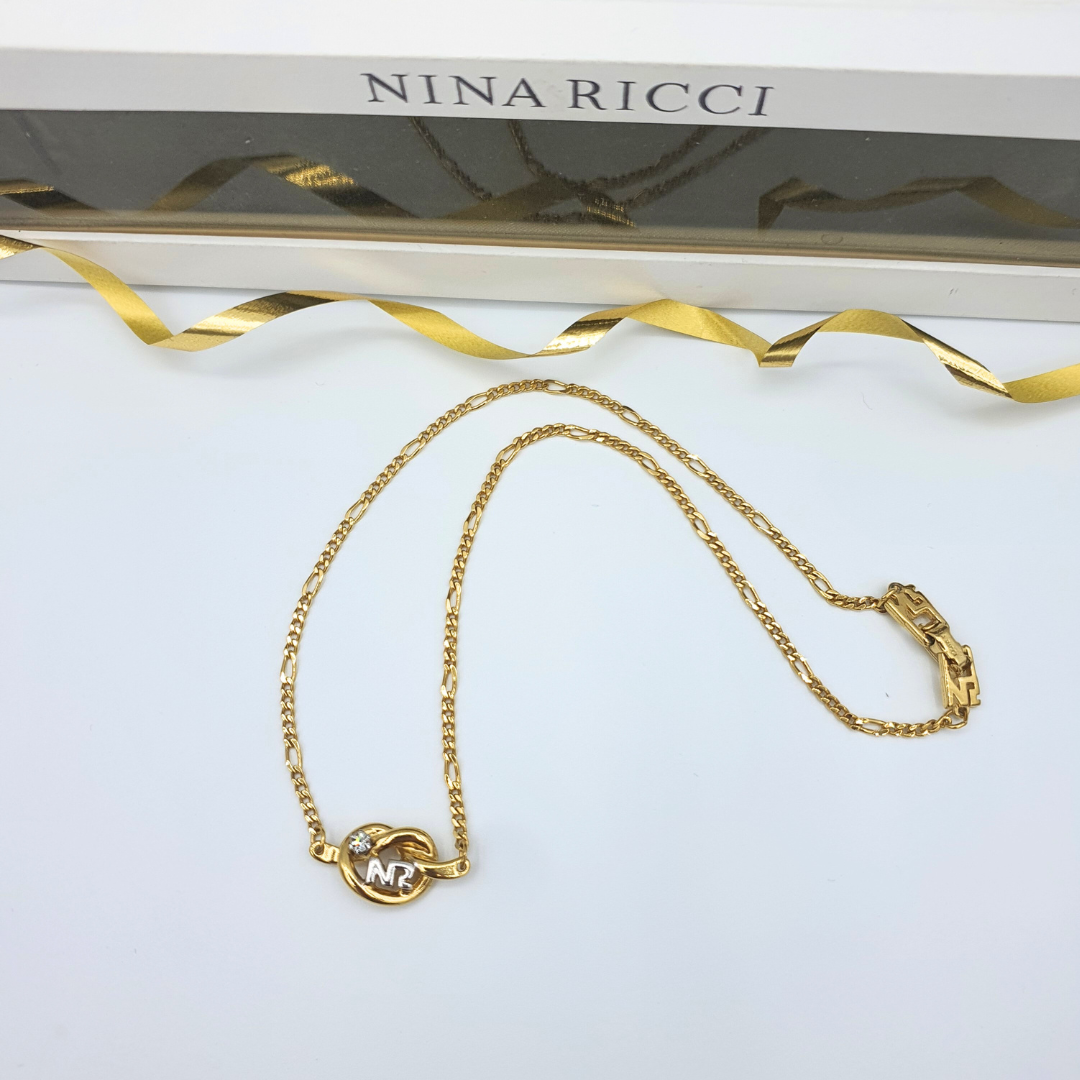 Nina Ricci – Vintage NR Chain Necklace