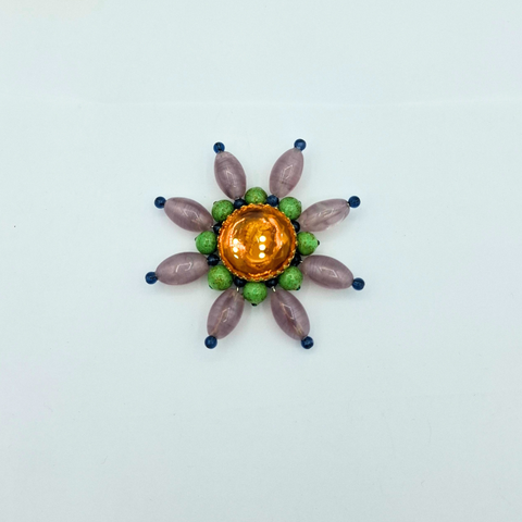 Marc Lubera Bloem Broche