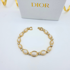 Dior – Vintage Bracelet with Cabochons & Crystals – view 2