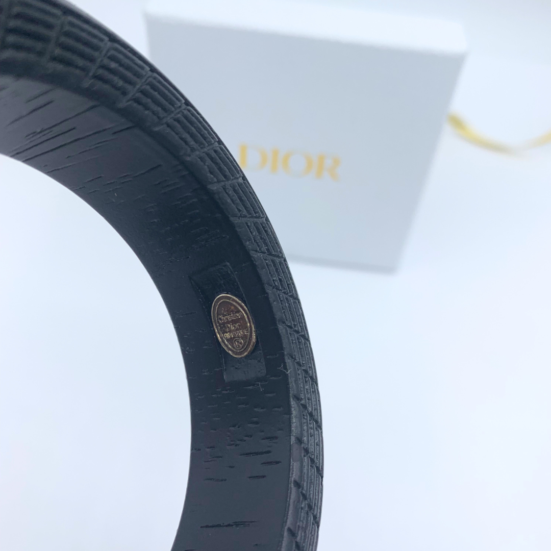 Vintage Christian Dior Boutique Wooden Bracelet – view 3