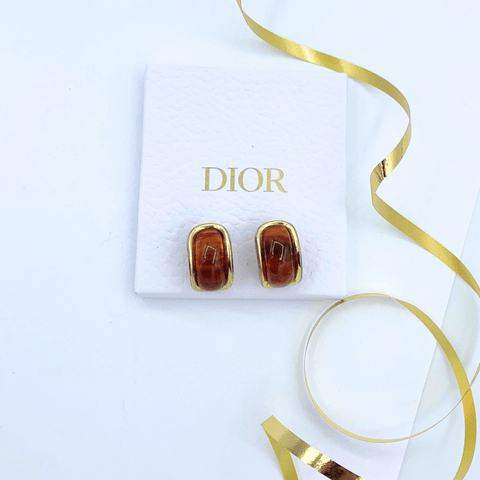 Christian Dior Clip Earrings